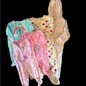 Carter's Aqua Rainbow Baby Onesie